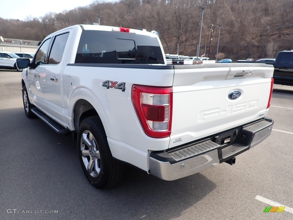 2021 F150 Lariat SuperCrew 4x4 - Star White / Baja Tan photo #6
