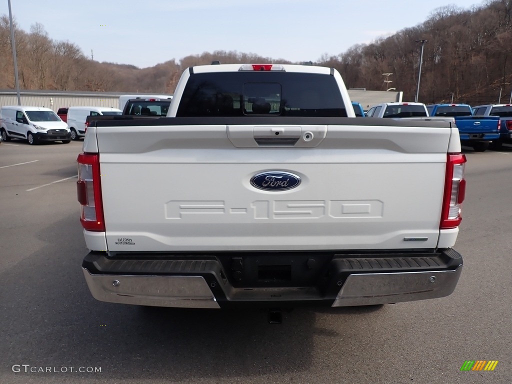 2021 F150 Lariat SuperCrew 4x4 - Star White / Baja Tan photo #7