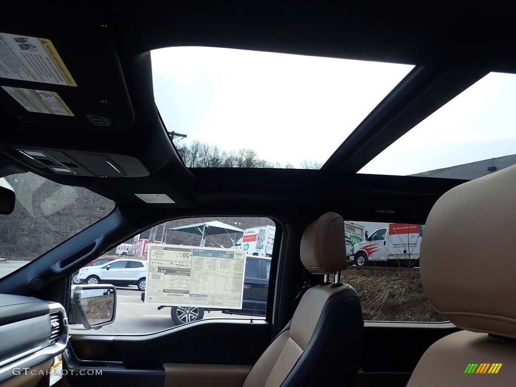 2021 F150 Lariat SuperCrew 4x4 - Star White / Baja Tan photo #14