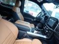 Front Seat of 2021 F150 Platinum SuperCrew 4x4