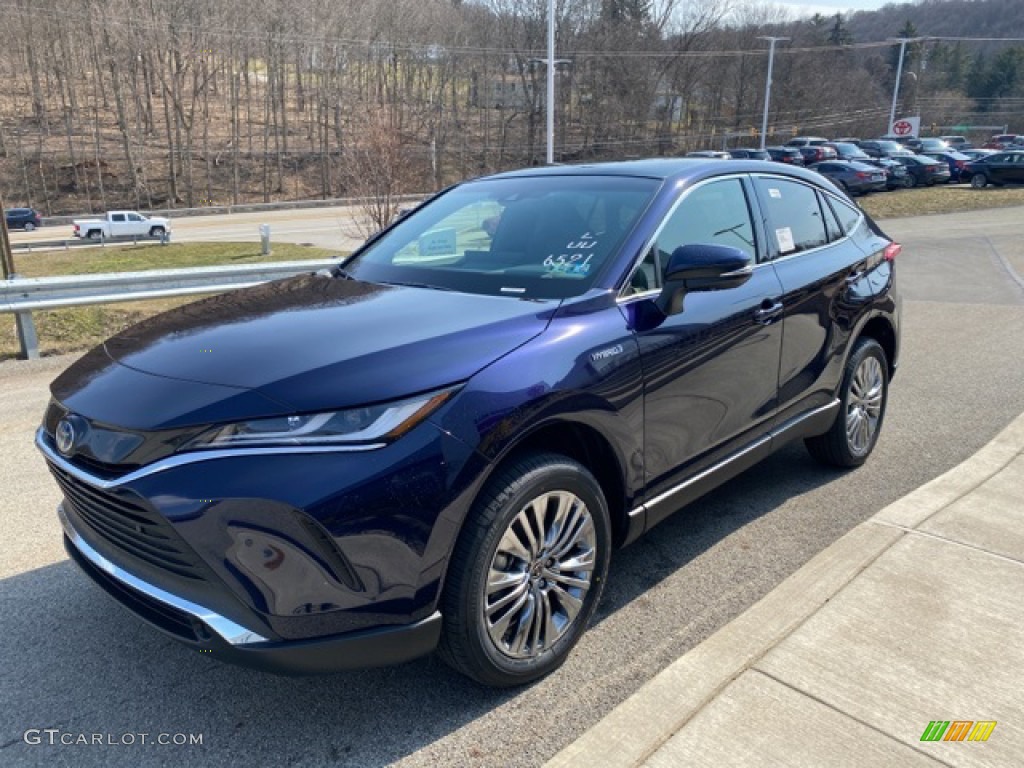 2021 Venza Hybrid Limited AWD - Blueprint / Black photo #14