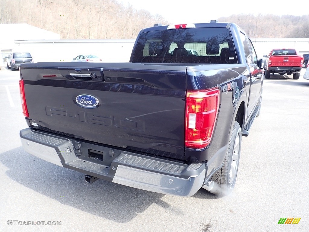 2021 F150 XLT SuperCrew 4x4 - Antimatter Blue / Medium Dark Slate photo #2