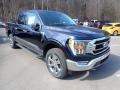 2021 Antimatter Blue Ford F150 XLT SuperCrew 4x4  photo #3