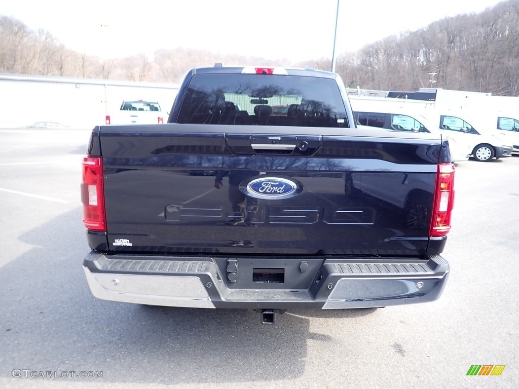 2021 F150 XLT SuperCrew 4x4 - Antimatter Blue / Medium Dark Slate photo #7