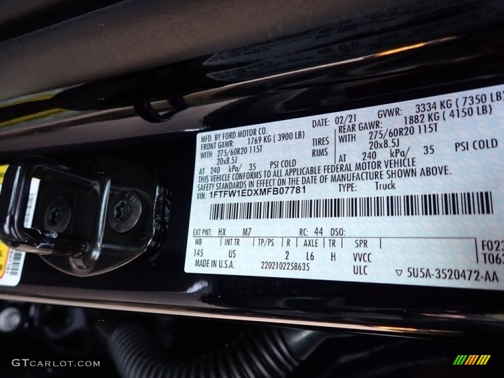 2021 F150 XLT SuperCrew 4x4 - Antimatter Blue / Medium Dark Slate photo #13
