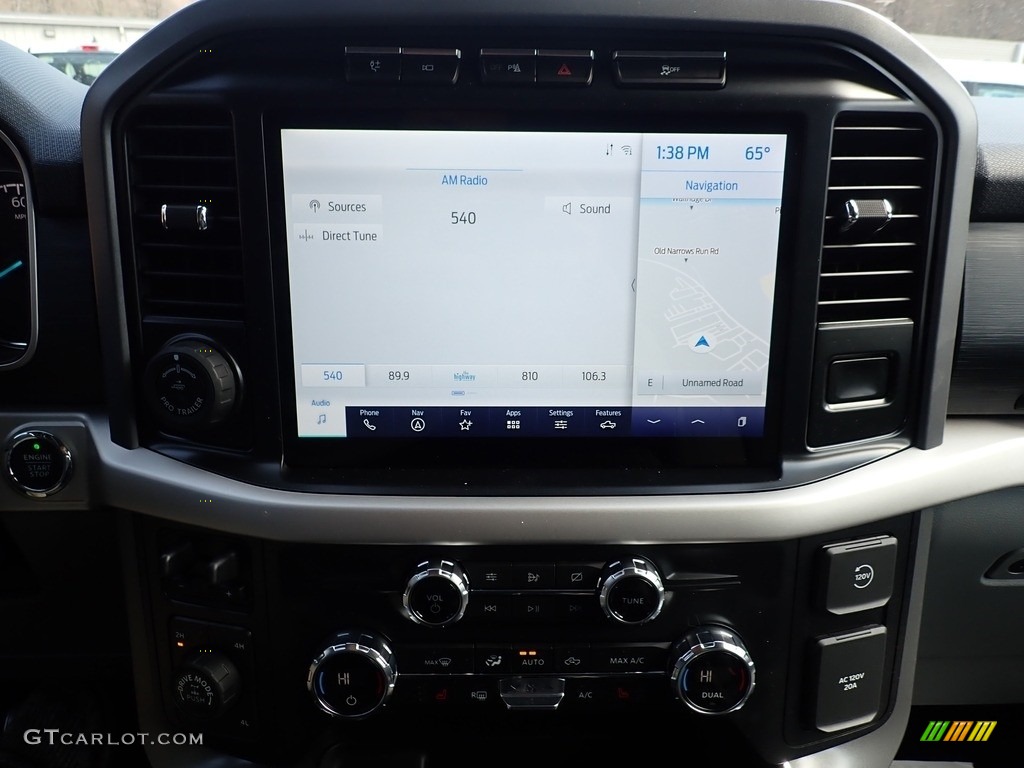 2021 F150 XLT SuperCrew 4x4 - Antimatter Blue / Medium Dark Slate photo #14