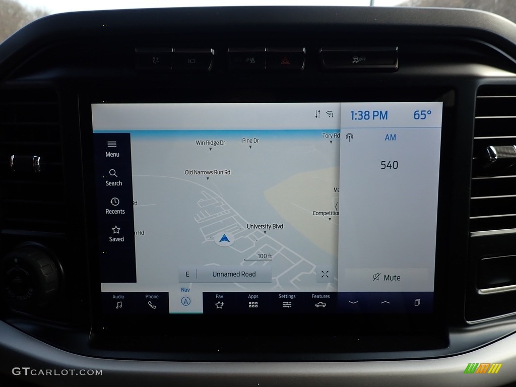 2021 F150 XLT SuperCrew 4x4 - Antimatter Blue / Medium Dark Slate photo #15
