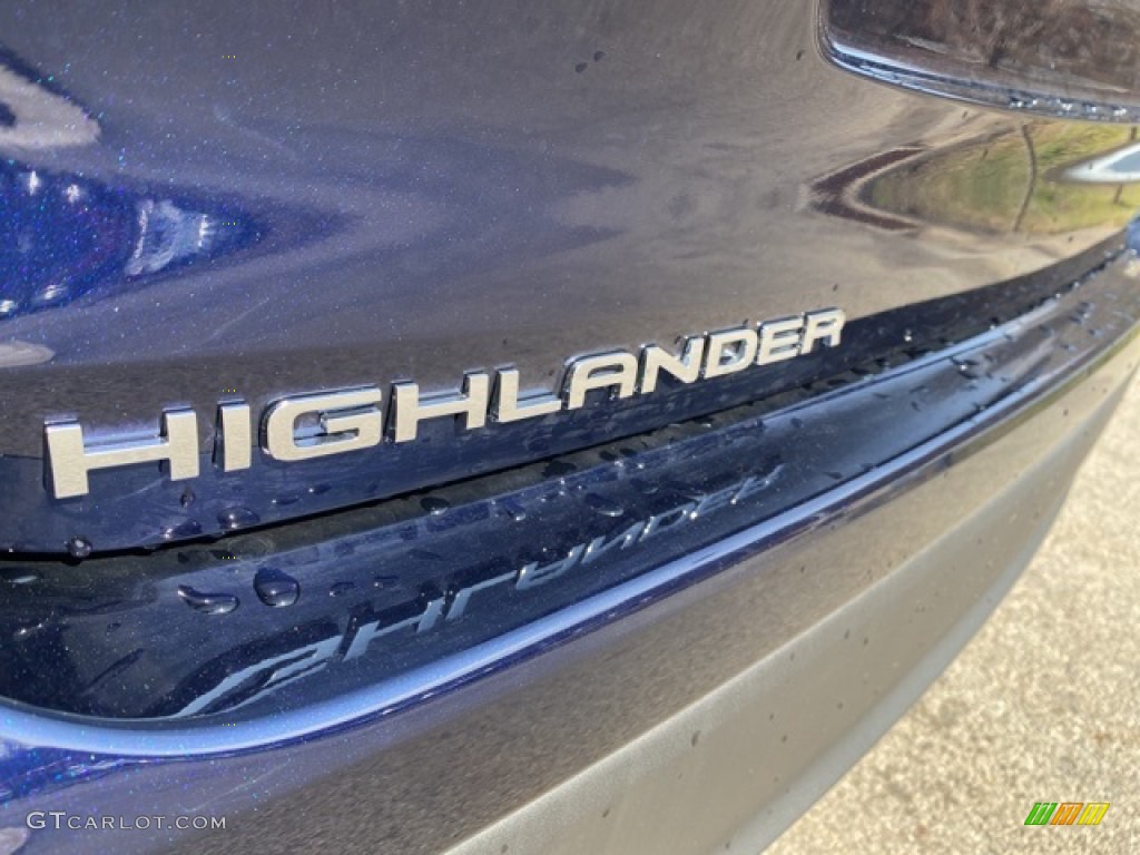 2021 Highlander Hybrid XLE AWD - Blueprint / Graphite photo #26