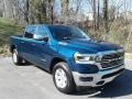 2021 Patriot Blue Pearl Ram 1500 Laramie Crew Cab 4x4  photo #4