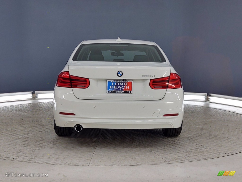 2018 3 Series 320i Sedan - Alpine White / Black photo #4