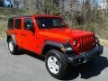 Firecracker Red - Wrangler Sport 4x4 Right Hand Drive Photo No. 4