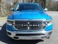 2021 Hydro Blue Pearl Ram 1500 Laramie Crew Cab 4x4  photo #3