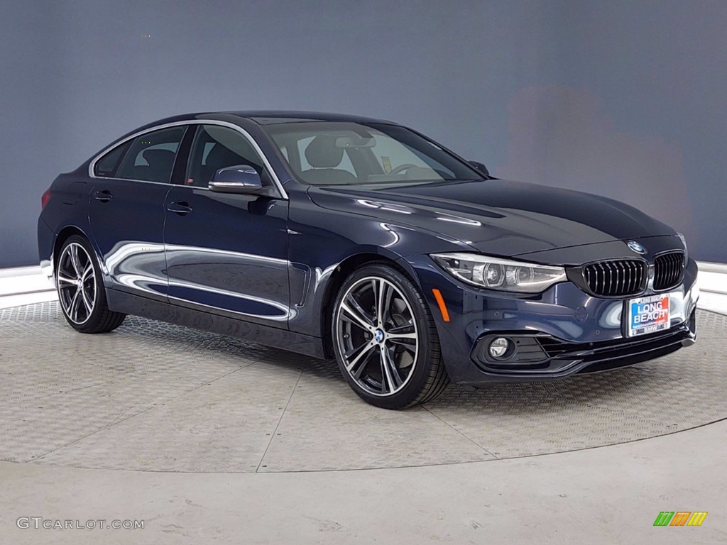 2018 4 Series 430i Gran Coupe - Imperial Blue Metallic / Black photo #1