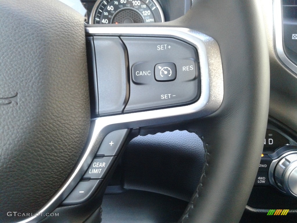 2021 1500 Laramie Crew Cab 4x4 - Hydro Blue Pearl / Black photo #20