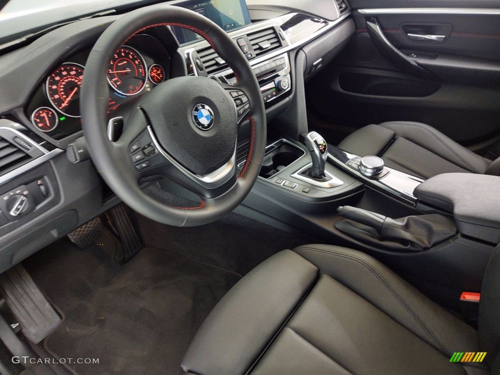 Black Interior 2018 BMW 4 Series 430i Gran Coupe Photo #141318039
