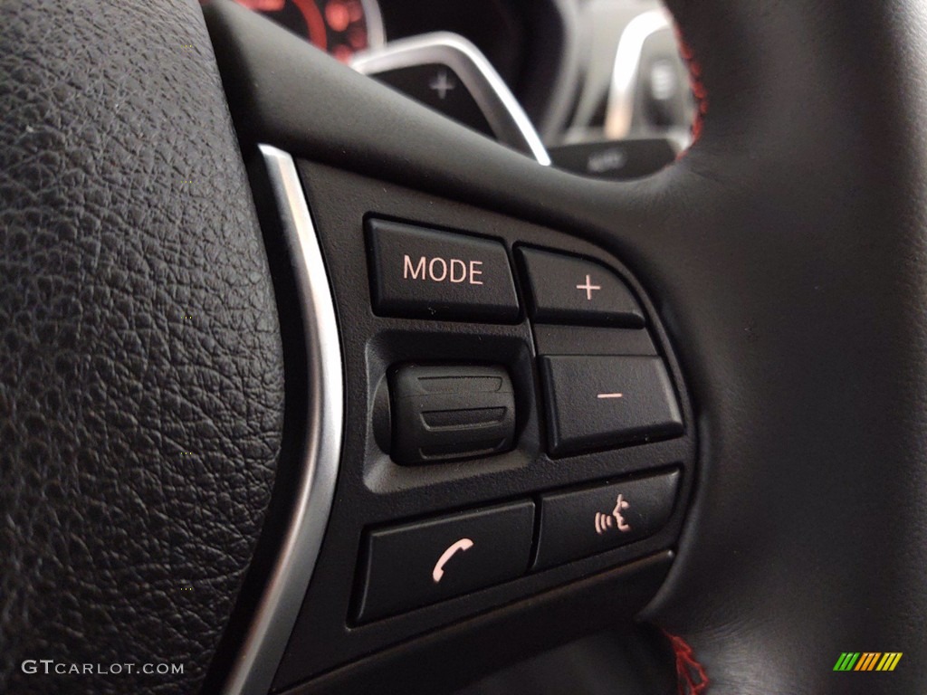 2018 BMW 4 Series 430i Gran Coupe Black Steering Wheel Photo #141318066