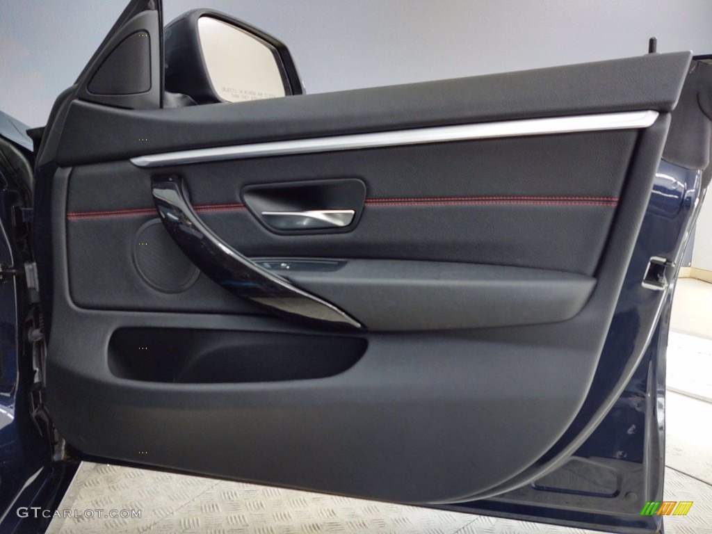2018 BMW 4 Series 430i Gran Coupe Black Door Panel Photo #141318141