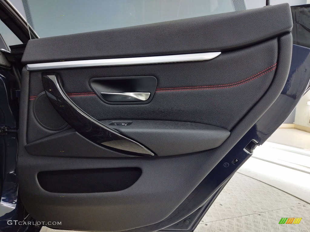2018 BMW 4 Series 430i Gran Coupe Black Door Panel Photo #141318156