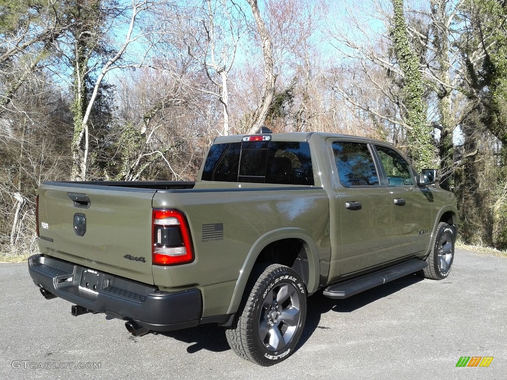 2021 1500 Built to Serve Edition Crew Cab 4x4 - Tank / Black photo #6