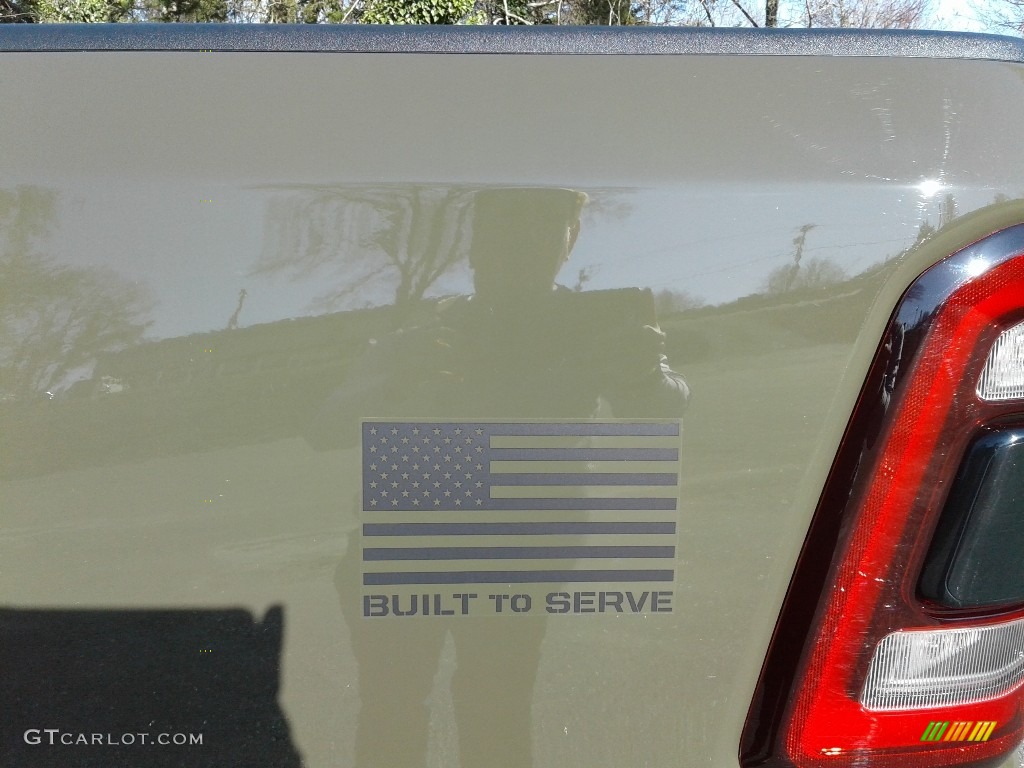 2021 1500 Built to Serve Edition Crew Cab 4x4 - Tank / Black photo #10