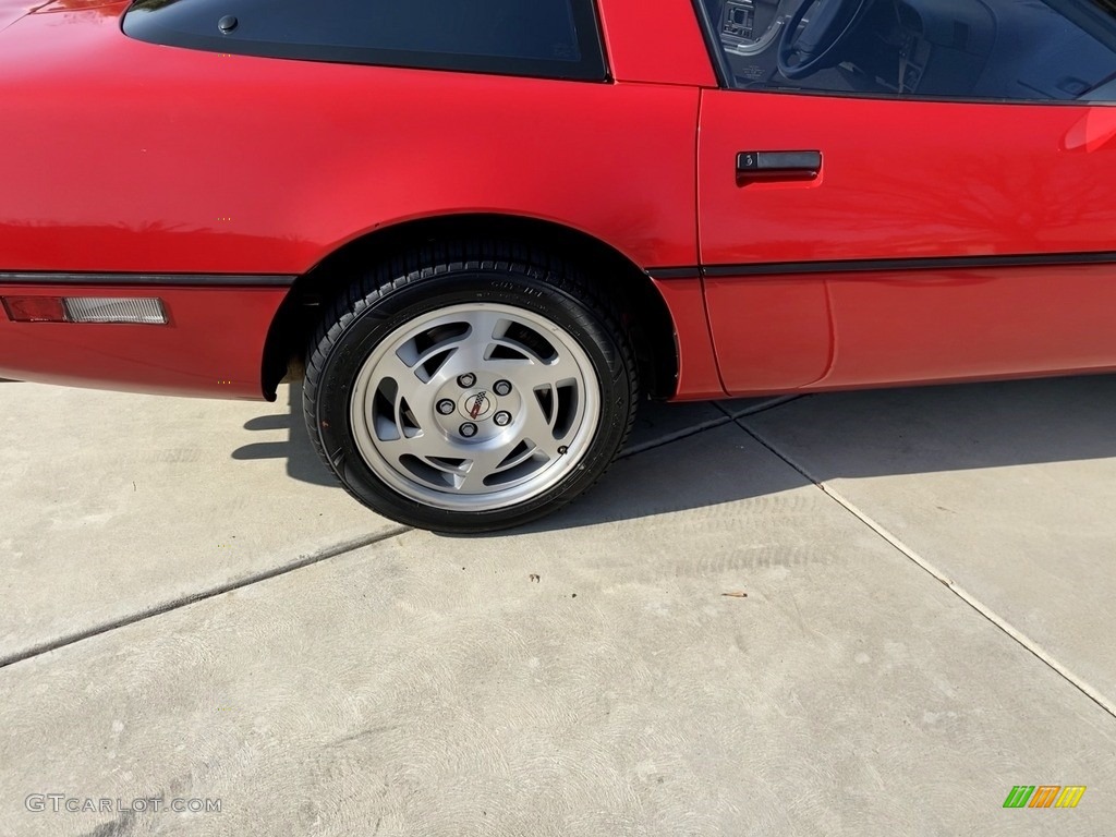 1990 Corvette Coupe - Bright Red / Black photo #9