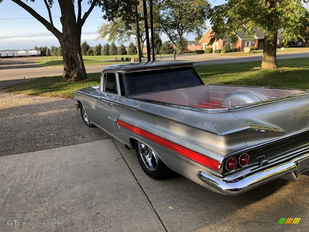 Silver 1960 Chevrolet El Camino Custom Restomod Exterior Photo #141318816