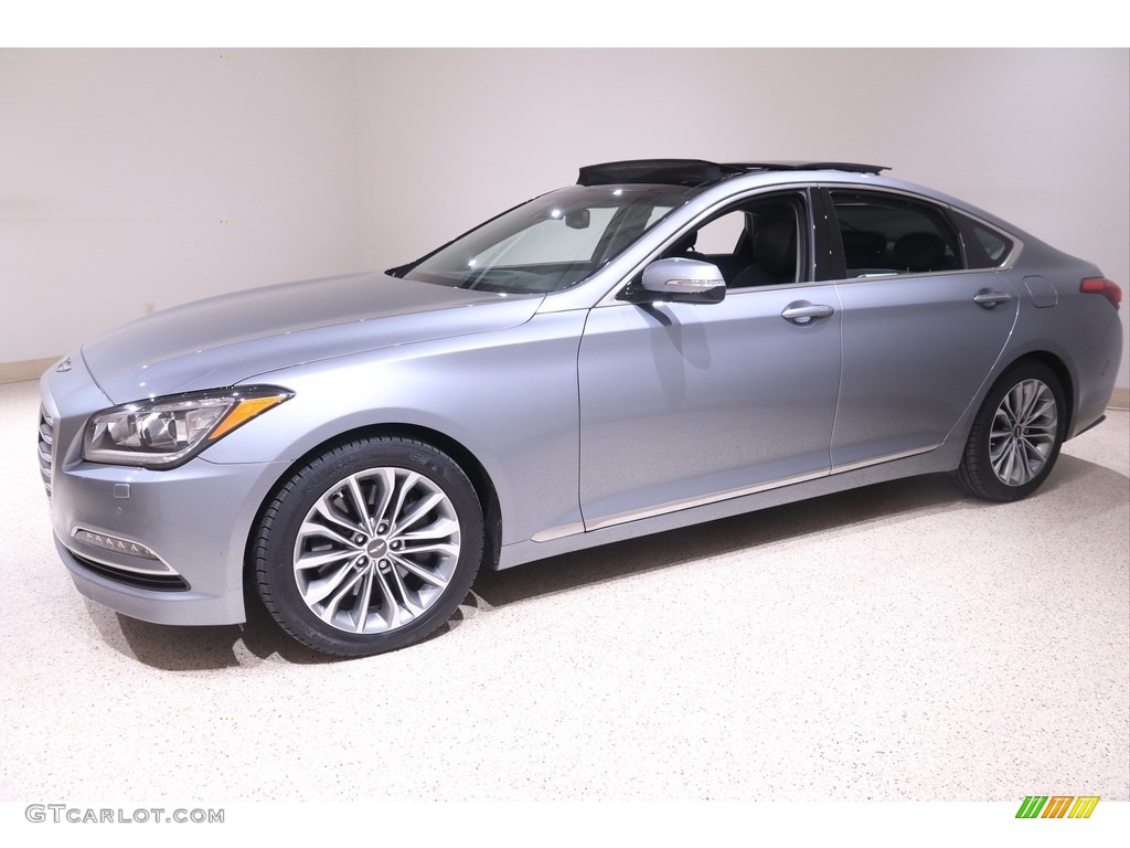 2017 Genesis G80 AWD - Parisian Gray / Black Monotone photo #3
