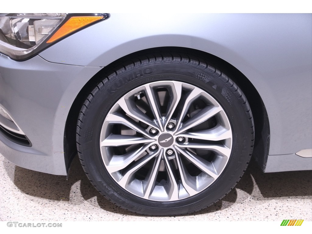 2017 Genesis G80 AWD - Parisian Gray / Black Monotone photo #26