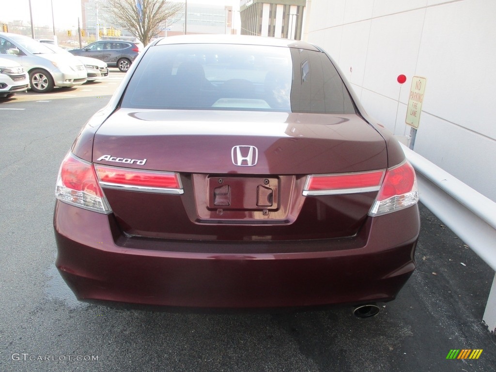 2011 Accord LX Sedan - Basque Red Pearl / Ivory photo #4