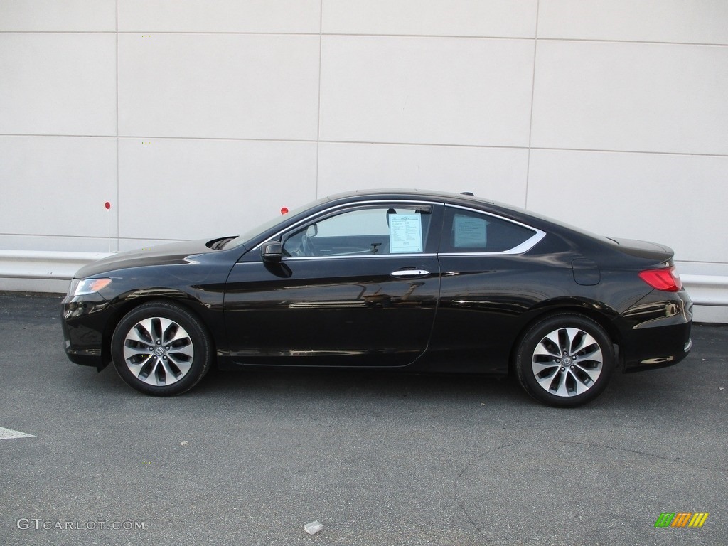 2014 Accord EX-L Coupe - Crystal Black Pearl / Black photo #2