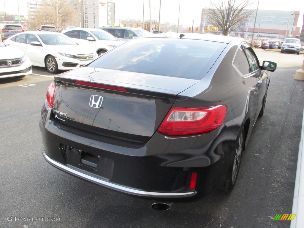 2014 Accord EX-L Coupe - Crystal Black Pearl / Black photo #5
