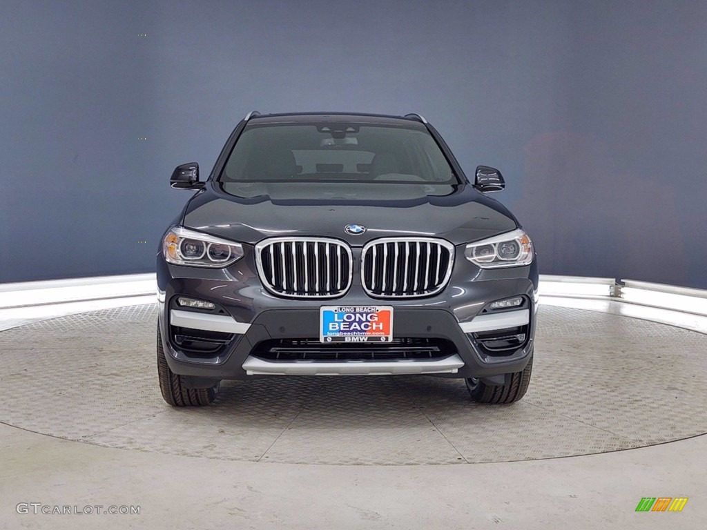 2021 X3 sDrive30i - Dark Graphite Metallic / Black photo #2