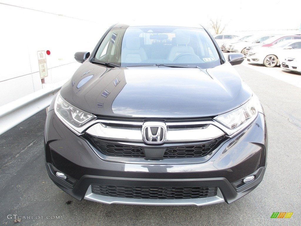 2018 CR-V EX AWD - Gunmetal Metallic / Gray photo #8