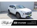 Quartz White 2021 Hyundai Santa Fe Limited