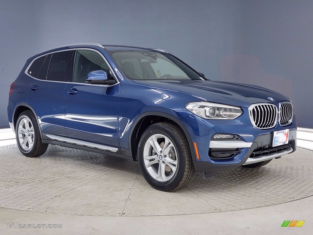 Phytonic Blue Metallic 2021 BMW X3 sDrive30i Exterior Photo #141324043