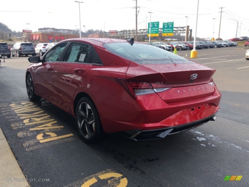 2021 Elantra SEL - Calypso Red / Black photo #3