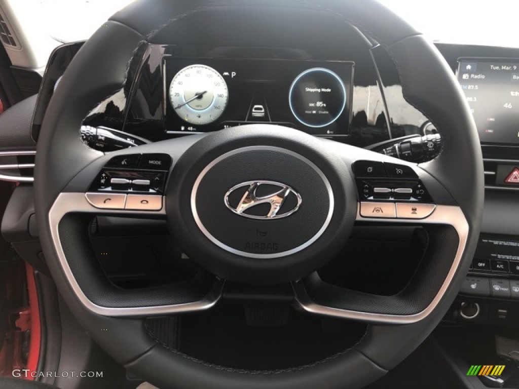 2021 Elantra SEL - Calypso Red / Black photo #10