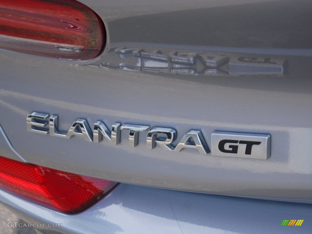 2020 Elantra GT  - Stellar Silver / Black photo #9