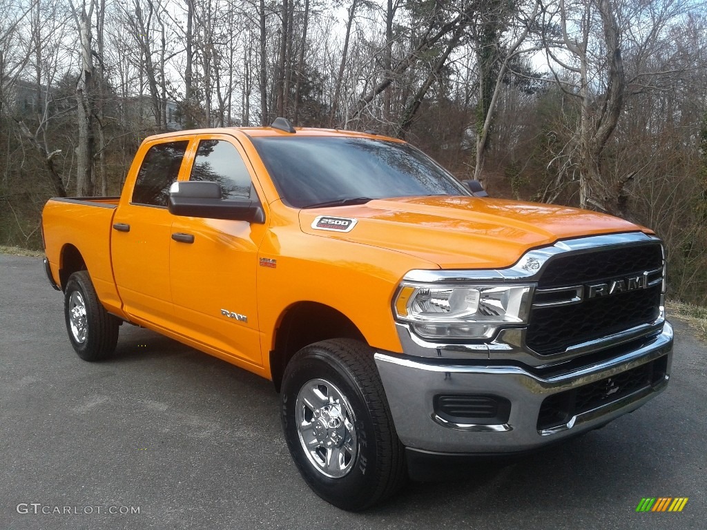 Omaha Orange 2021 Ram 2500 Tradesman Crew Cab 4x4 Exterior Photo #141325401