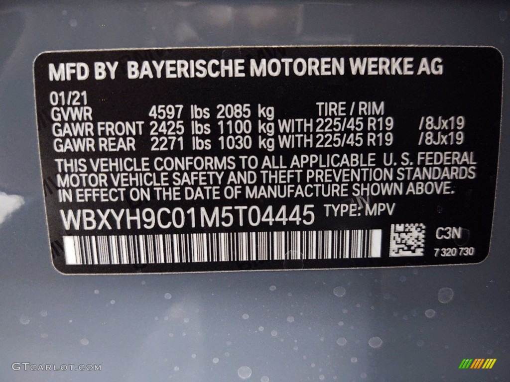 2021 X2 sDrive28i - Storm Bay Metallic / Black photo #26