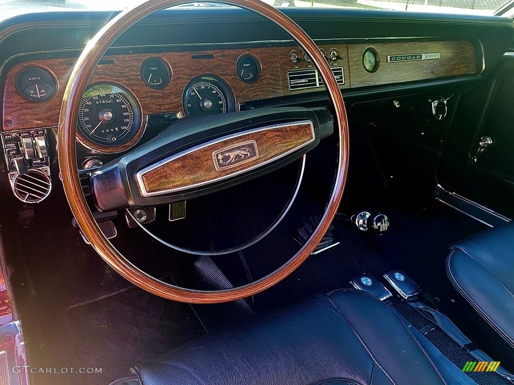 1968 Mercury Cougar XR-7 Black Dashboard Photo #141327108