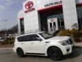 2019 Pearl White Tricoat Nissan Armada Platinum 4x4  photo #2