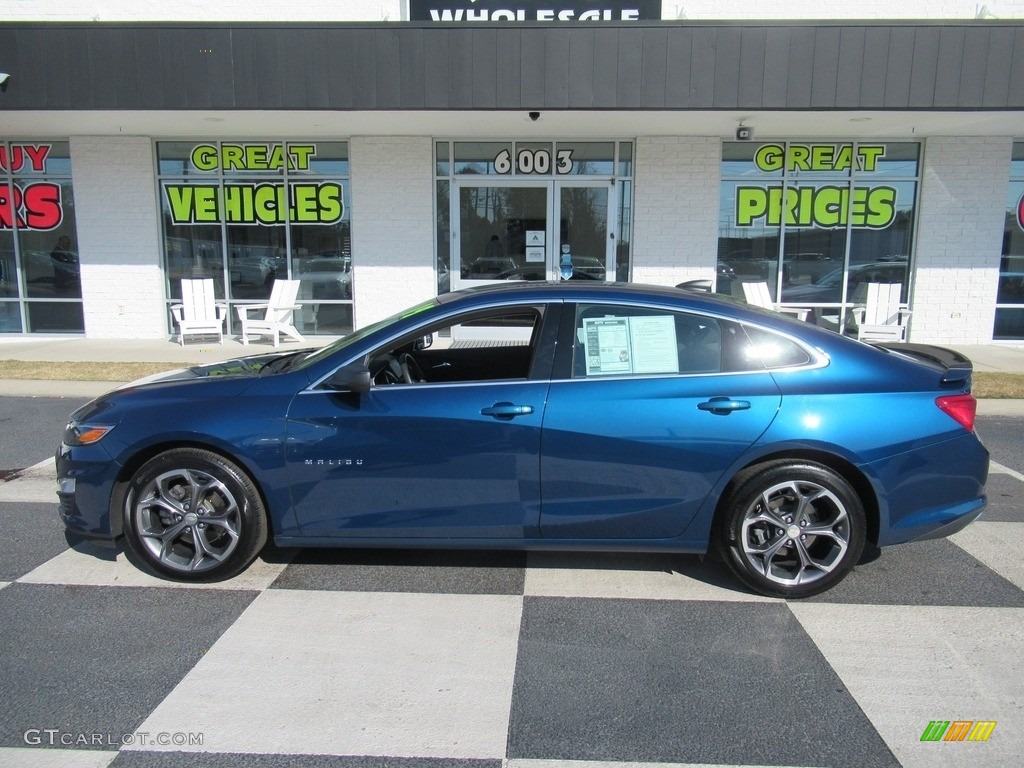 2019 Malibu RS - Pacific Blue Metallic / Jet Black photo #1