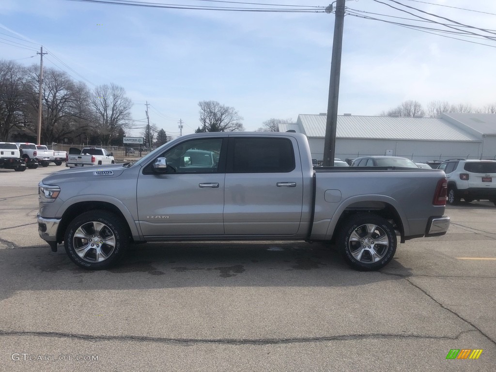 Billet Silver Metallic 2021 Ram 1500 Laramie Crew Cab 4x4 Exterior Photo #141329008