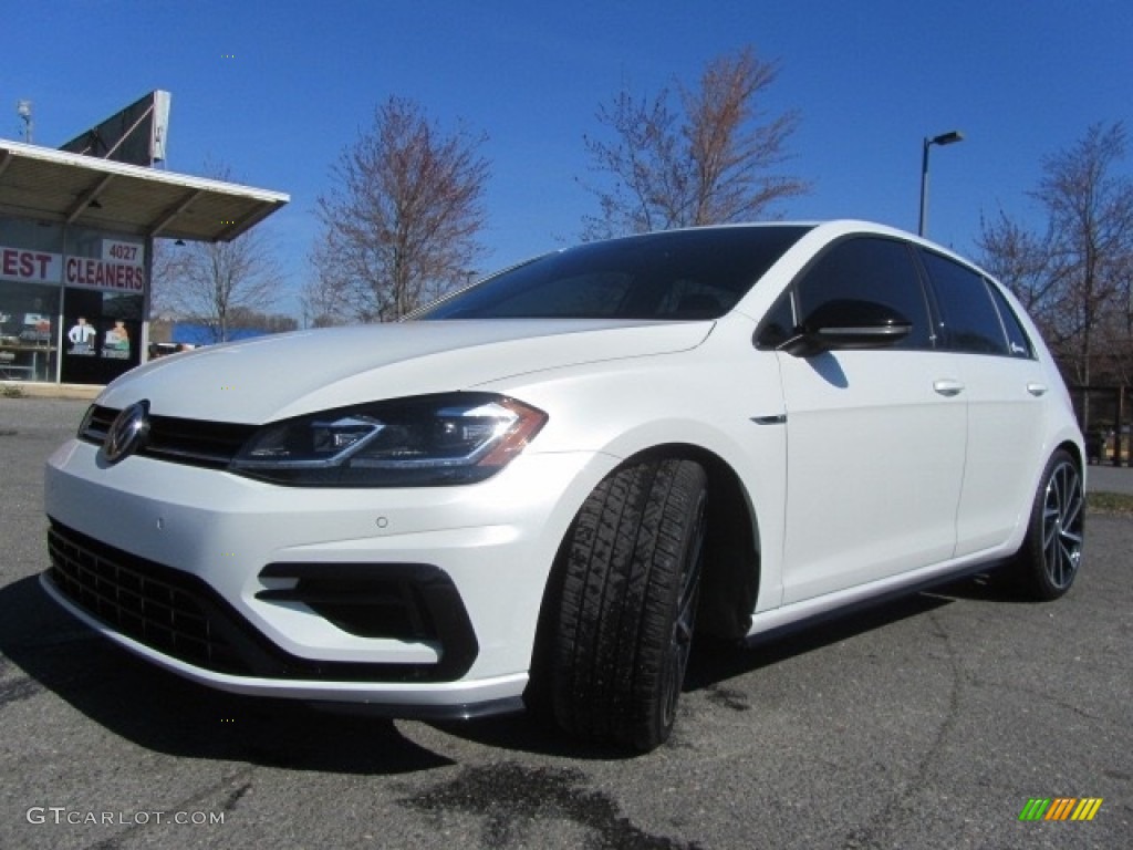 Oryx White Pearl 2019 Volkswagen Golf R 4Motion W/DCC. NAV. Exterior Photo #141329947