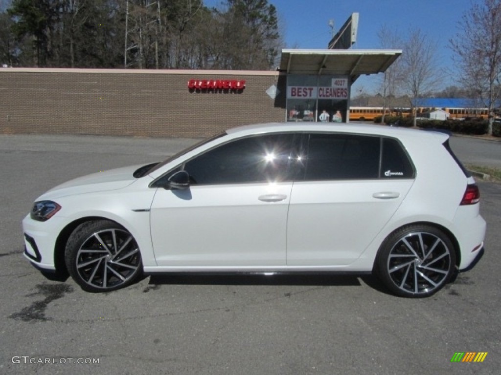 Oryx White Pearl 2019 Volkswagen Golf R 4Motion W/DCC. NAV. Exterior Photo #141329959