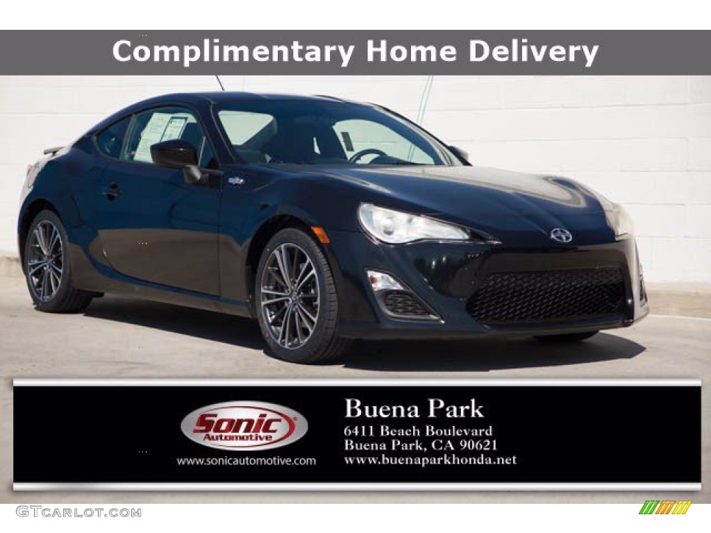 2013 FR-S Sport Coupe - Raven Black / Black/Red Accents photo #1