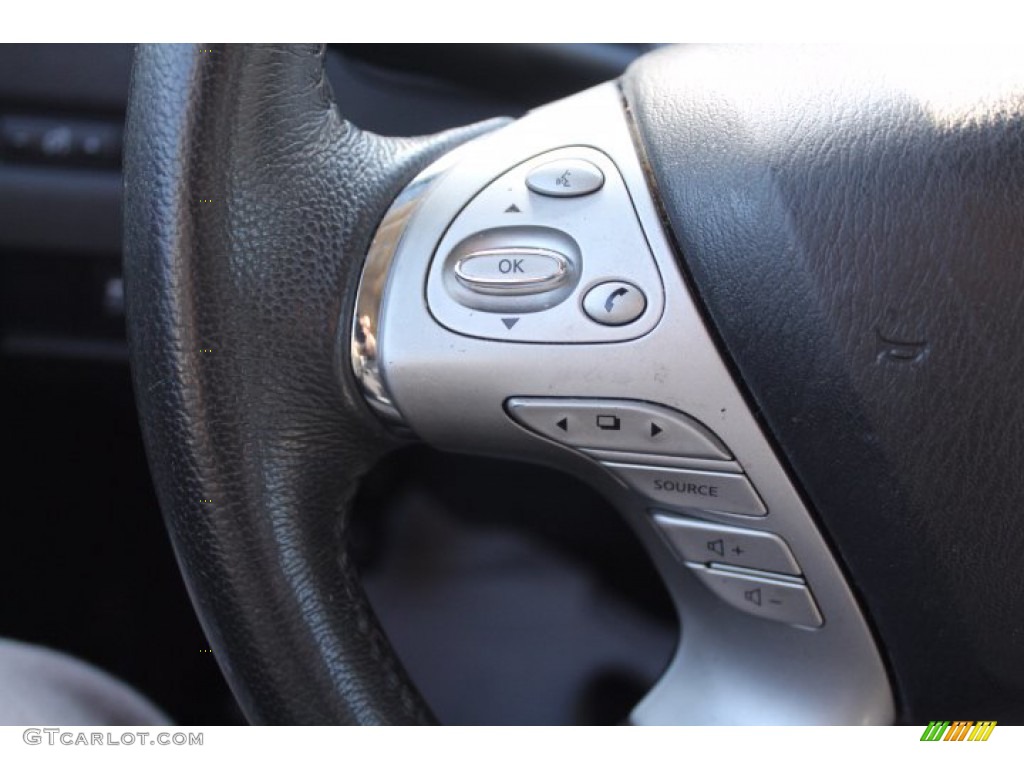 2016 Nissan Murano SV Graphite Steering Wheel Photo #141331336