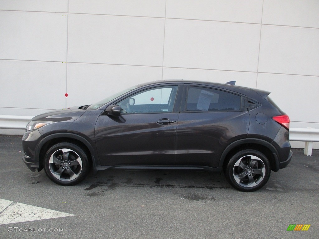2018 HR-V EX AWD - Mulberry Metallic / Black photo #2