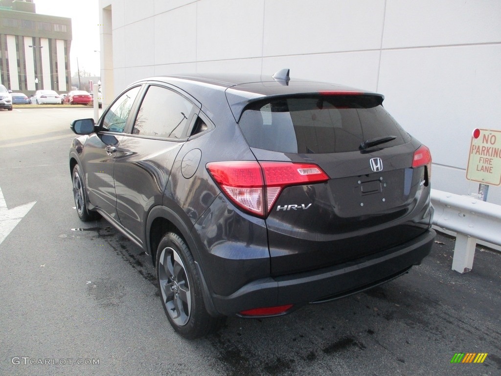 2018 HR-V EX AWD - Mulberry Metallic / Black photo #3